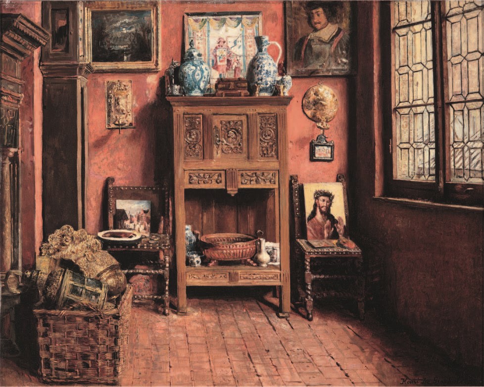 Het antiquaarsinterieur, 1884